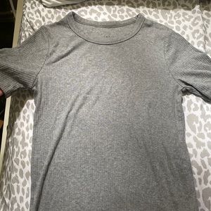 Target ribbed form fitting t shirt
